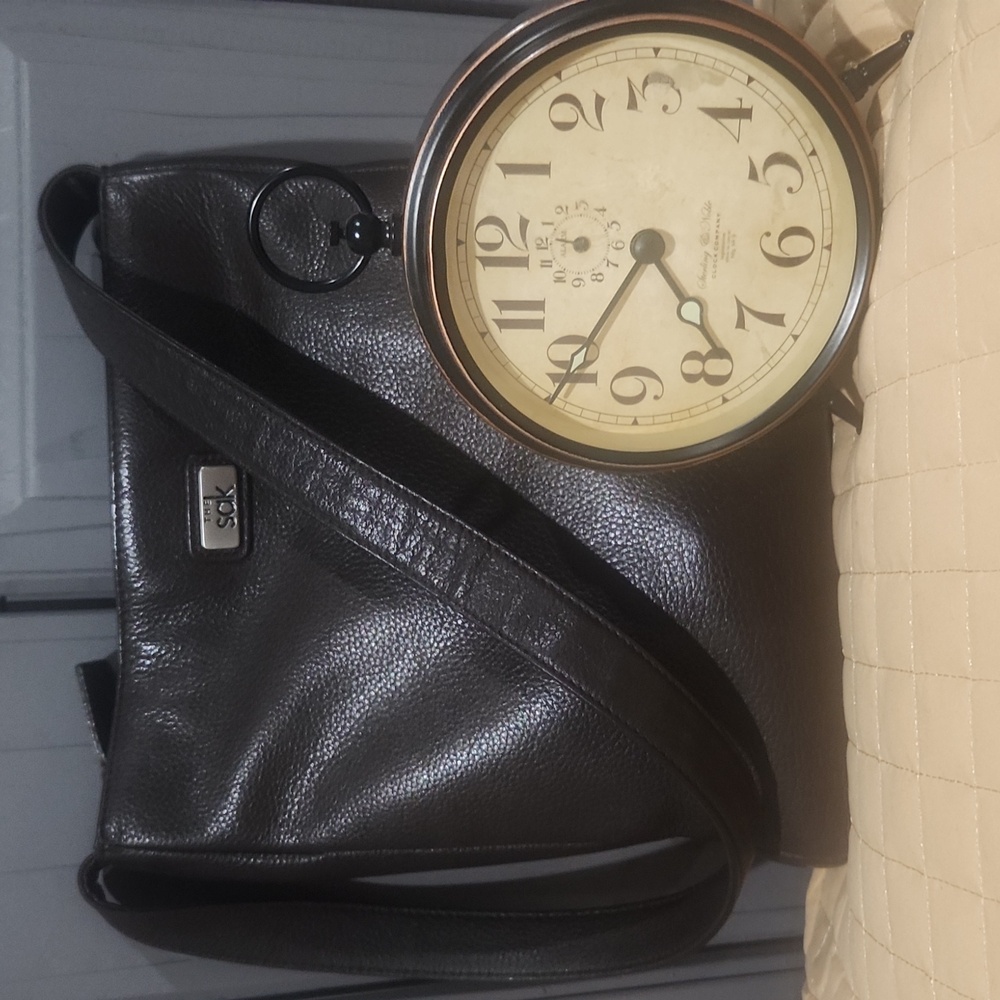 The Sak Brown Leather Hobo Tote Bag